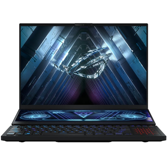 ASUS ROG Zephyrus Duo 16 GX650 Gaming Notebook PC – Ryzen 9-6900HX / 16.0″ WQXGA / 32GB RAM / 1TB SSD / NVIDIA RTX 3080 Ti 16GB / Win 11 Home / Black (GX650RX-93210B0W) image 1