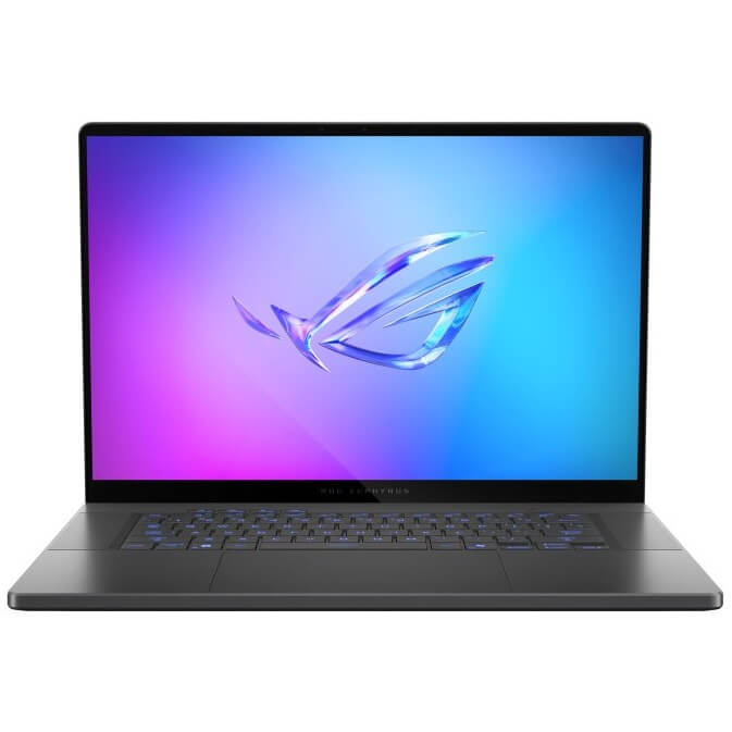 ASUS ROG Zephyrus G16 GU605 Gaming Notebook PC – Core Ultra 9 285H / 16″ WQXGA OLED / 32GB RAM / 2TB SSD / NVIDIA RTX 5070 12GB / Win 11 Pro / Grey (GU605CR-OU93220G0X) image 1