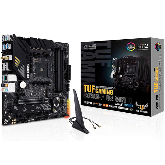 ASUS TUF GAMING B550M-PLUS WIFI II AM4 mATX Motherboard image 1