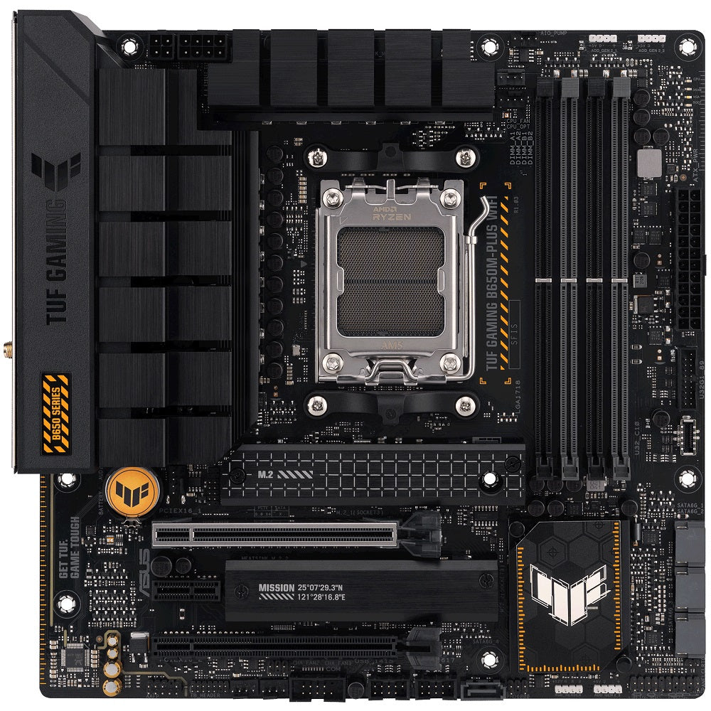 ASUS TUF GAMING B650M-PLUS WIFI AM5 micro-ATX Motherboard image 2