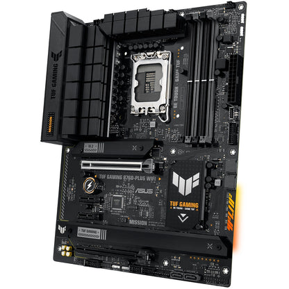 ASUS TUF GAMING B760-PLUS WIFI LGA1700 ATX Motherboard — rear view