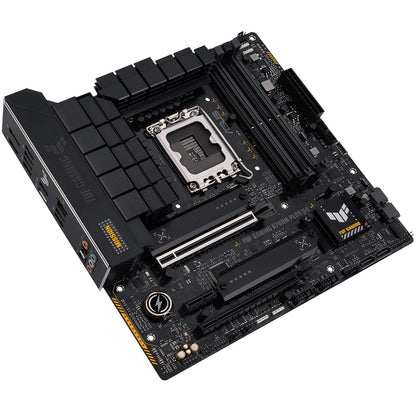 ASUS TUF GAMING B760M-PLUS D4 LGA1700 mATX Motherboard — rear view