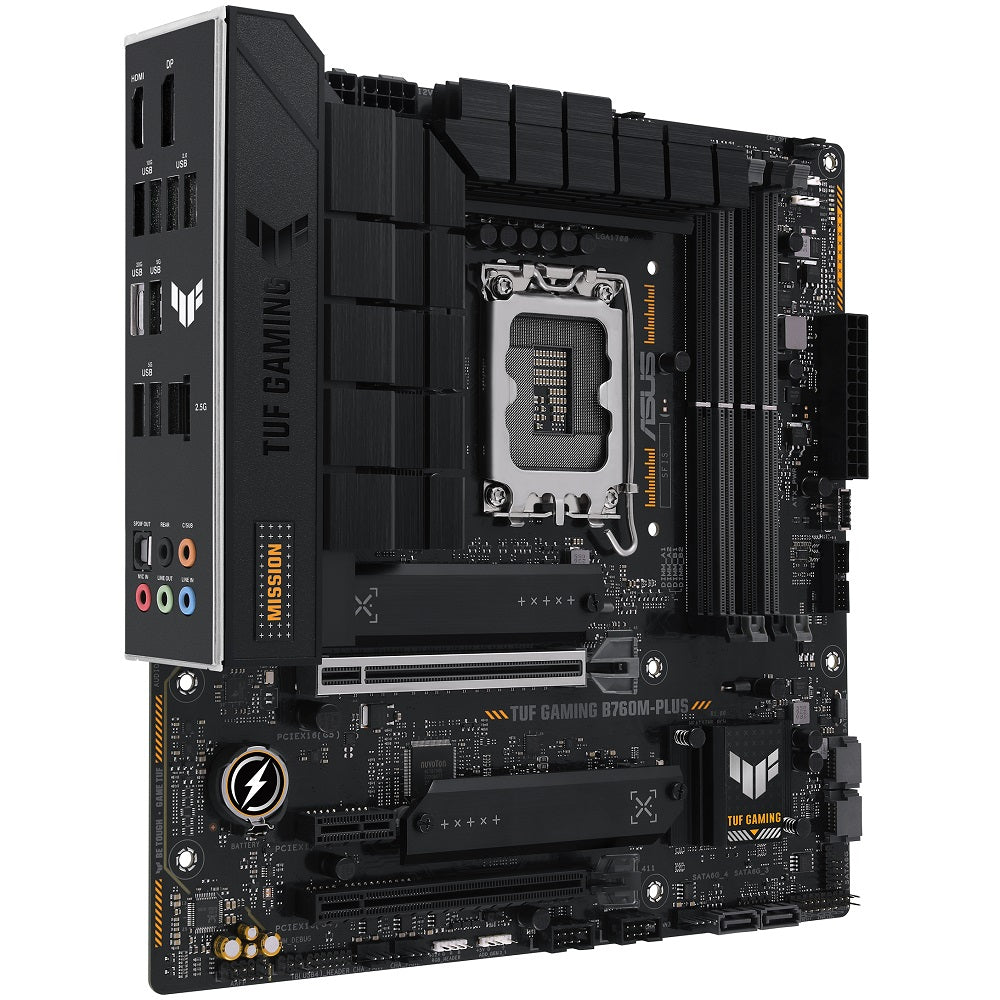 ASUS TUF GAMING B760M-PLUS LGA1700 mATX Motherboard image 2