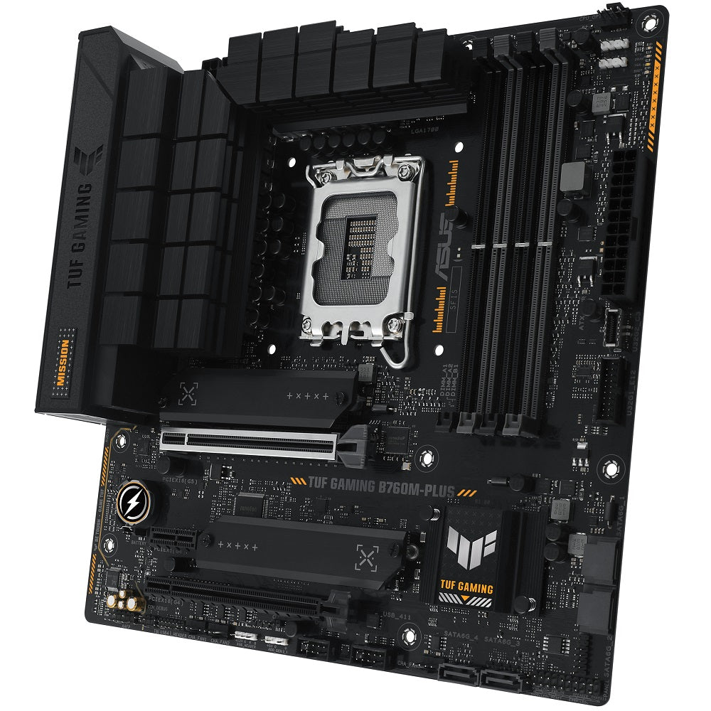 ASUS TUF GAMING B760M-PLUS LGA1700 mATX Motherboard image 3