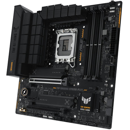 ASUS TUF GAMING B760M-PLUS LGA1700 mATX Motherboard — side view