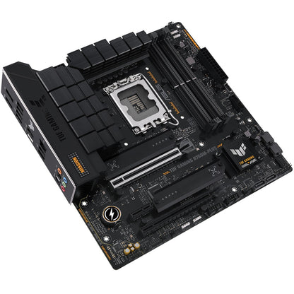 ASUS TUF GAMING B760M-PLUS LGA1700 mATX Motherboard — rear view