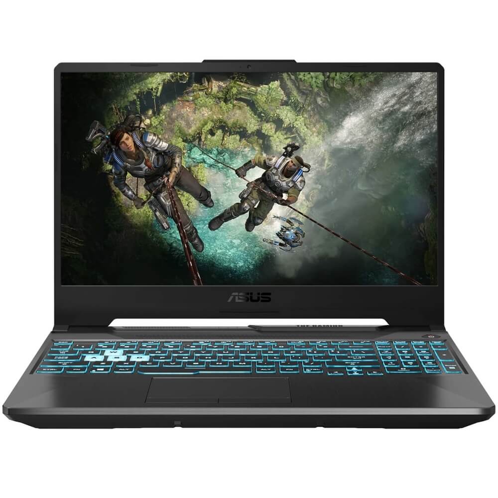 ASUS TUF Gaming A15 FA506QM Gaming Notebook PC – Ryzen 7 5800H / 15.6″ FHD 144Hz / 16GB RAM / 512GB SSD / NVIDIA RTX 3060 6GB / Win 11 Home (FA506QM-716512B0W) image 1