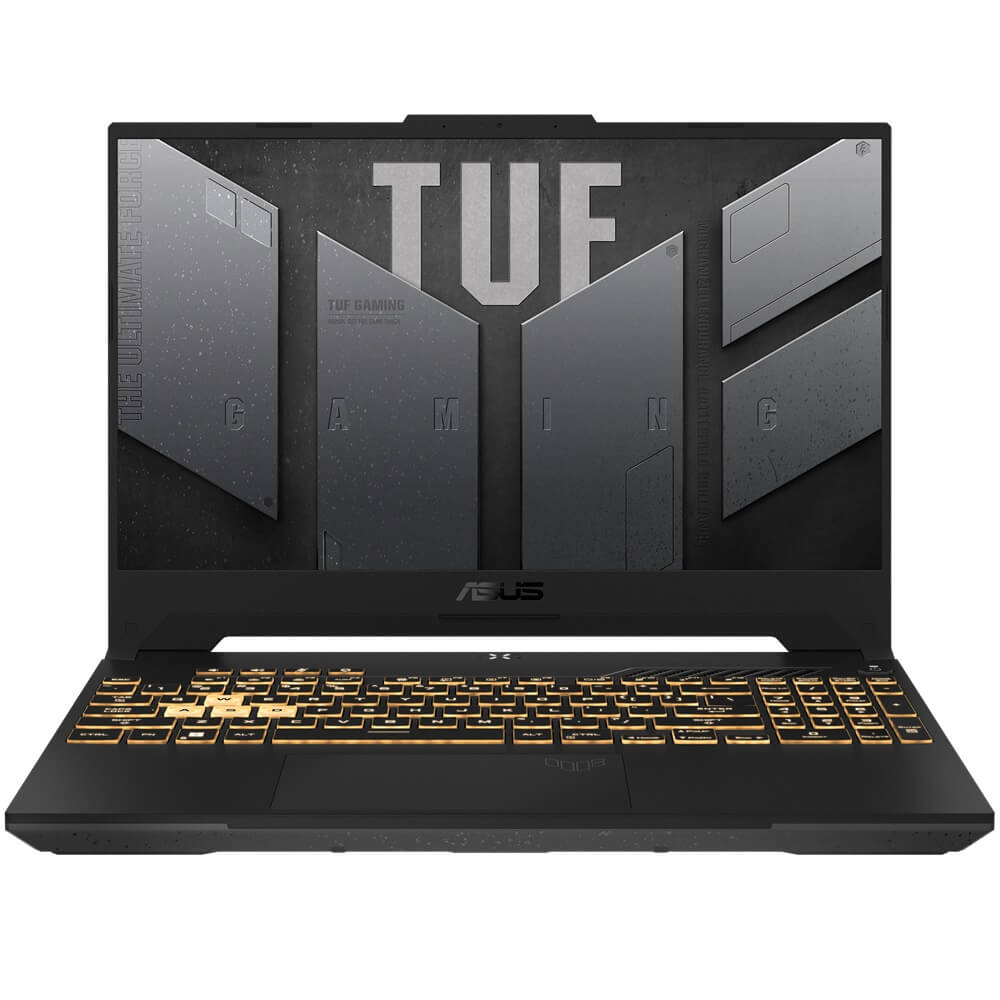 ASUS TUF Gaming F15 FX507ZC4 Notebook PC – Core i7-12700H / 15.6″ FHD 144Hz / 16GB RAM / 1TB SSD / NVIDIA RTX 3050 4GB / Win 11 Home / Mecha Gray (FX507ZC4-I71610G0W) image 1