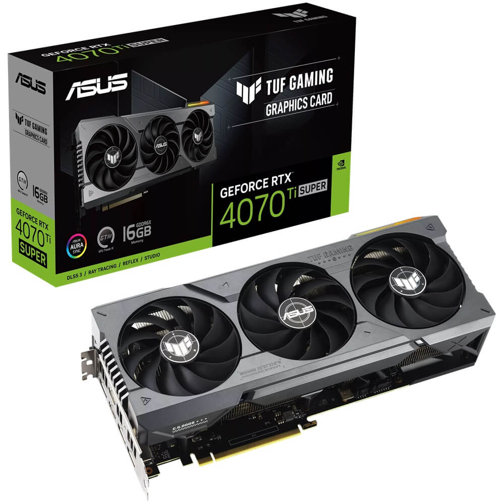 ASUS TUF Gaming GeForce RTX 4070 Ti SUPER 16GB GDDR6X Graphics Card (90YV0KF1-M0NA00) image 1