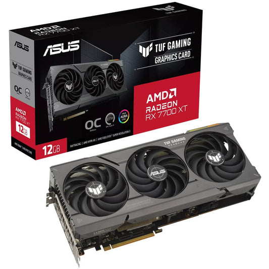 ASUS TUF Gaming Radeon RX 7700 XT OC Edition 12GB GDDR6 Graphics Card (90YV0JK0-M0NA00) image 1