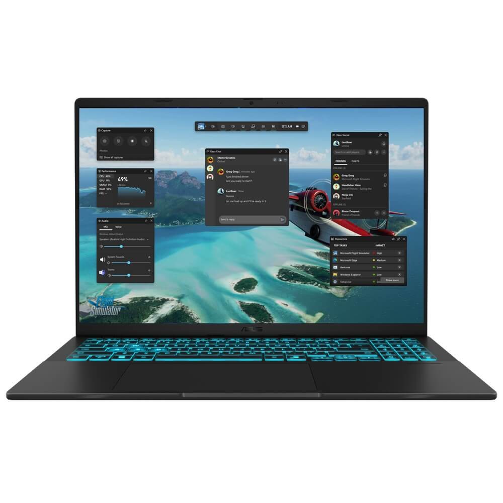ASUS V16 V3607 Notebook PC – Core 7-240H / 16 WUXGA / 32GB RAM / 1TB SSD / NVIDIA RTX 5060 8GB / Win 11 Pro (V3607VM-I73210B0X) image 1