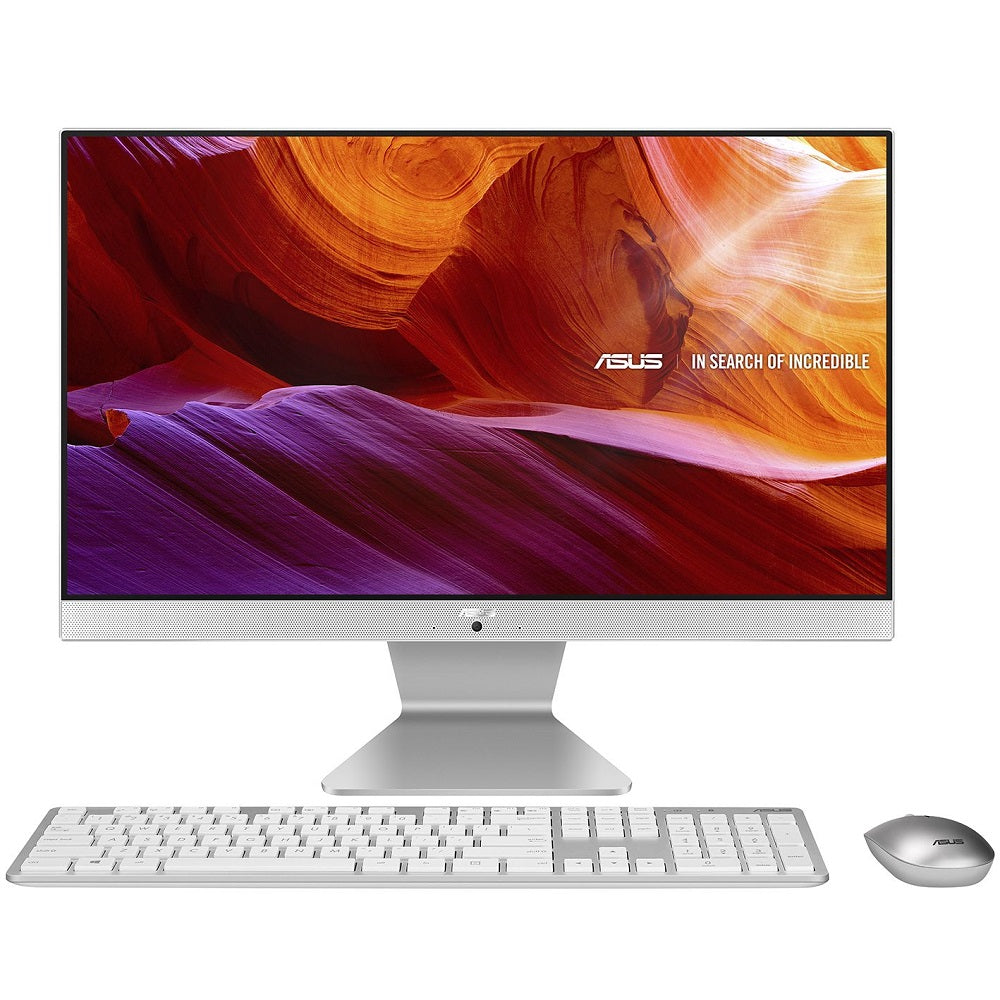 ASUS Vivo V222 All-in-One Desktop PC – Core i3-10110U / 8GB RAM / 21.5″ FHD / 128GB SSD + 1TB HDD / Win 11 Home / White (V222FAK-I381128W0W) image 1