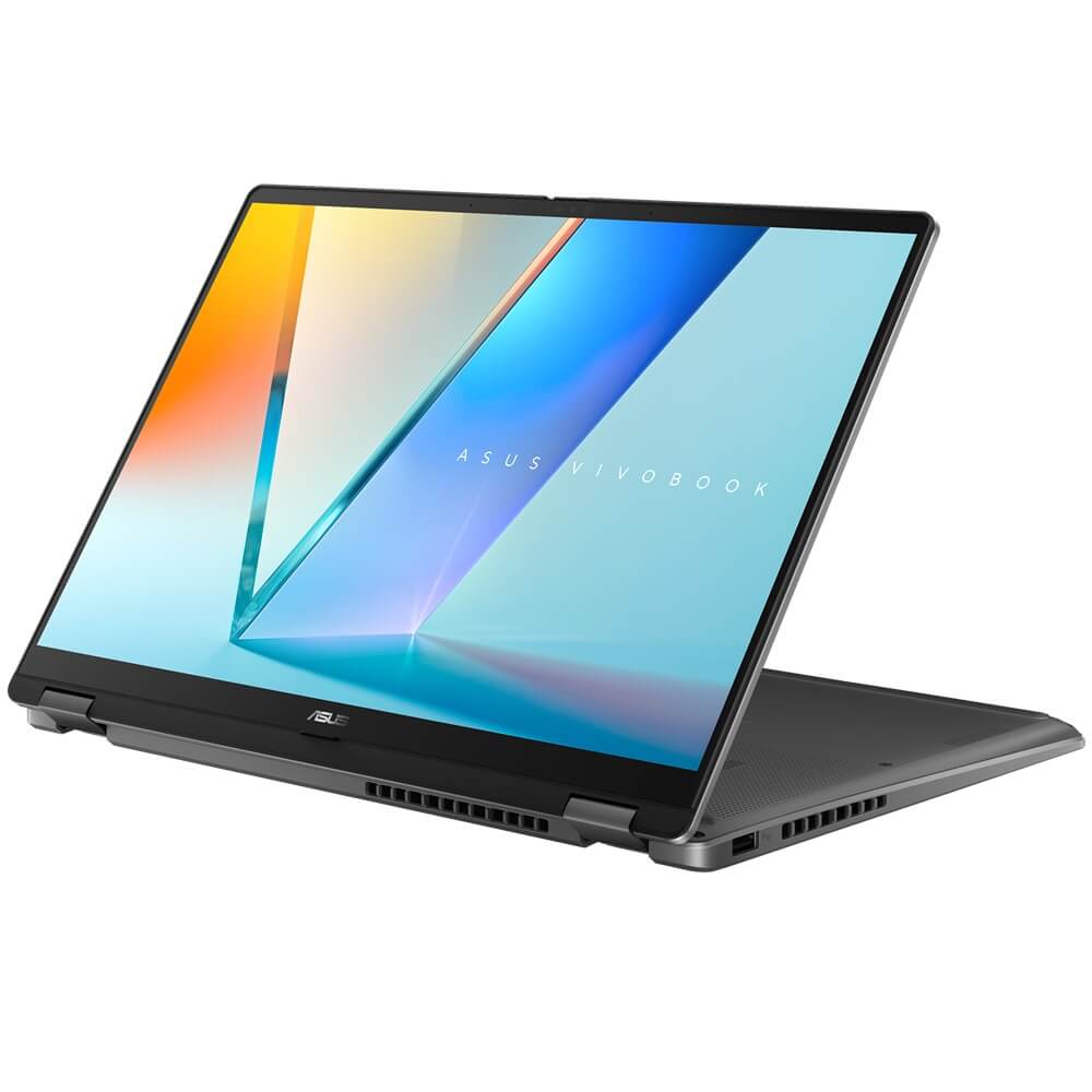 ASUS Vivobook 14 Flip TP3407 Notebook PC – Core Ultra 7 256V / 14″ WUXGA Touch / 16GB RAM / 1TB SSD / Win 11 Home / Matte Gre