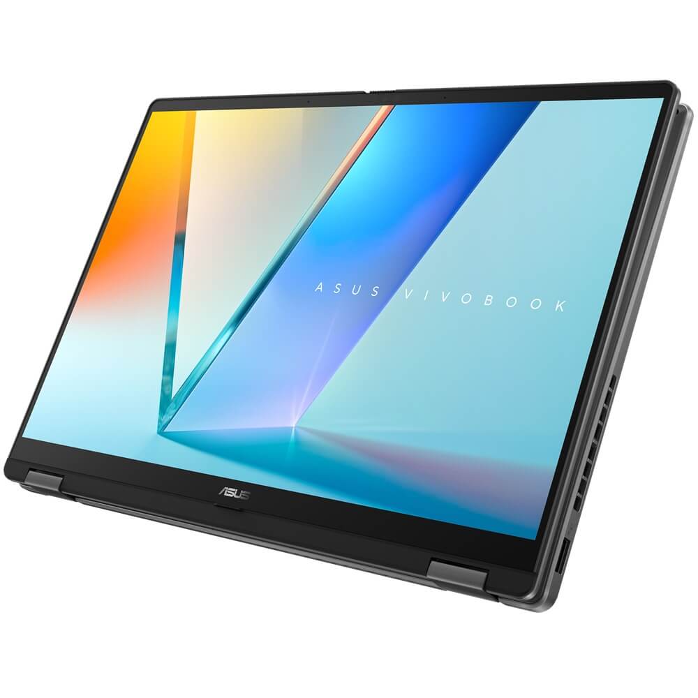 ASUS Vivobook 14 Flip TP3407 Notebook PC – Core Ultra 7 256V / 14″ WUXGA Touch / 16GB RAM / 1TB SSD / Win 11 Home / Matte Gre