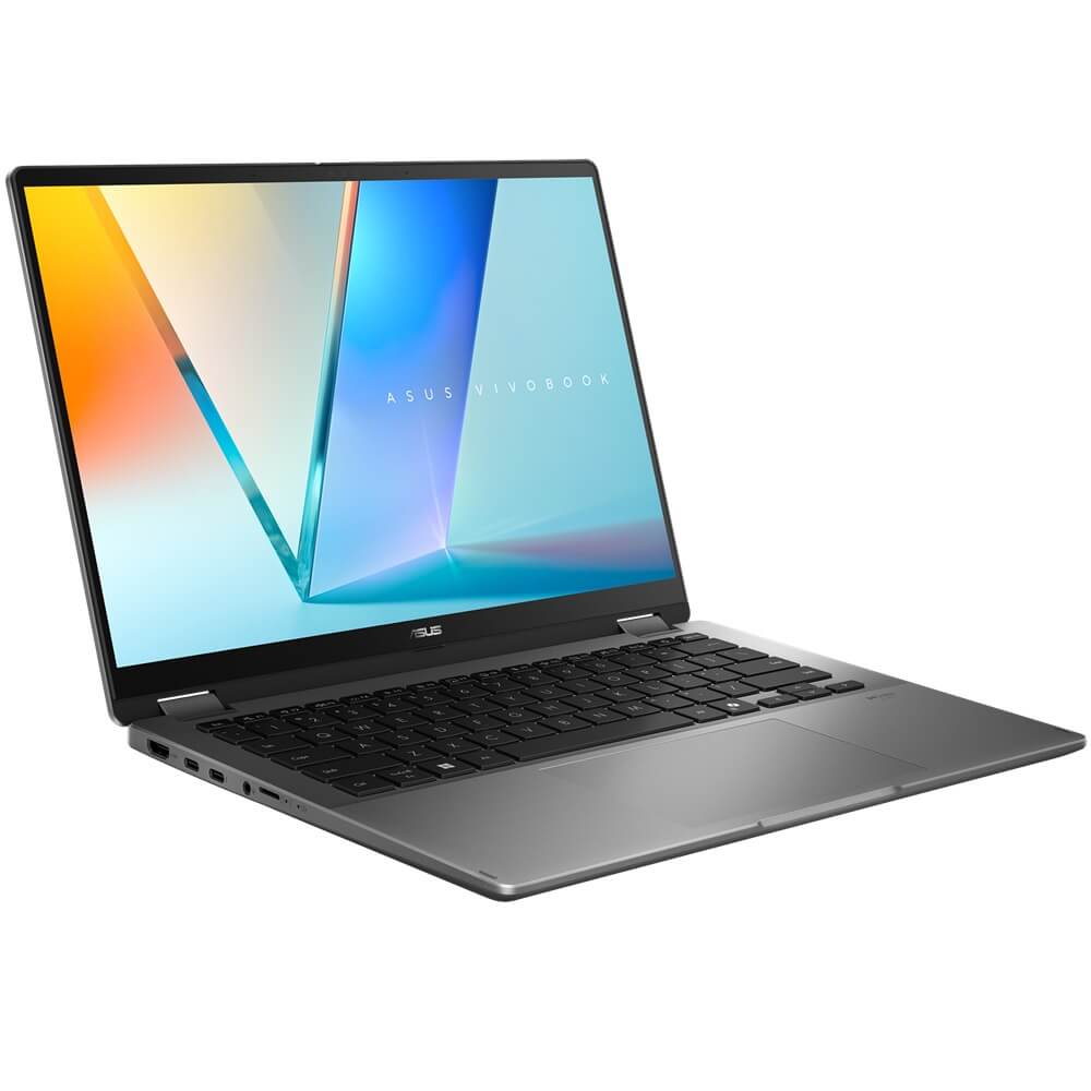ASUS Vivobook 14 Flip TP3407 Notebook PC – Core Ultra 5 226V / 14″ WUXGA Touch / 16GB RAM / 512GB SSD / Win 11 Home / Matte G