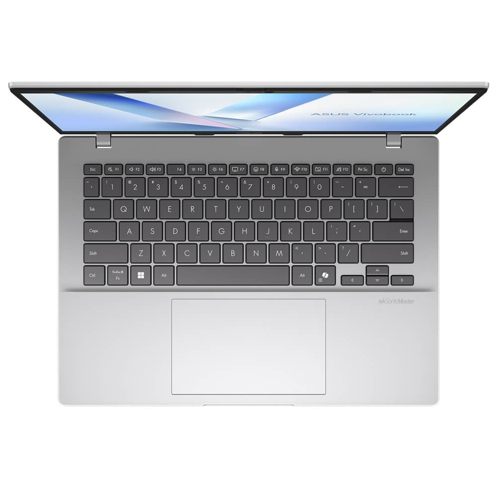 ASUS Vivobook 14 X1407 Notebook PC – Core Ultra 5 225H / 14″ WUXGA / 16GB RAM / 512GB SSD / Win 11 Home / Cool Silver (X1407C