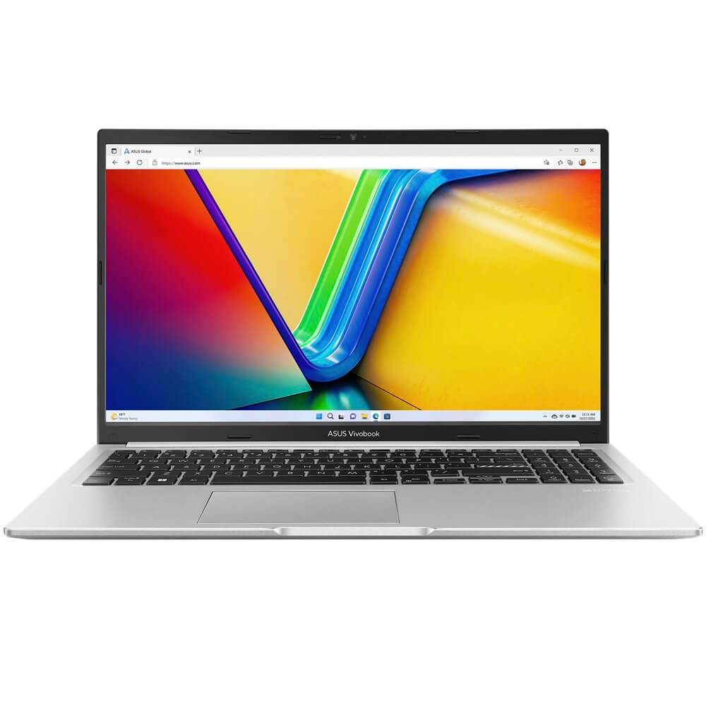 ASUS Vivobook 15 M1502YA Notebook PC – Ryzen 5 7430U / 15.6″ FHD / 8GB RAM / 512GB SSD / Win 11 Home / Cool Silver (M1502YA-5