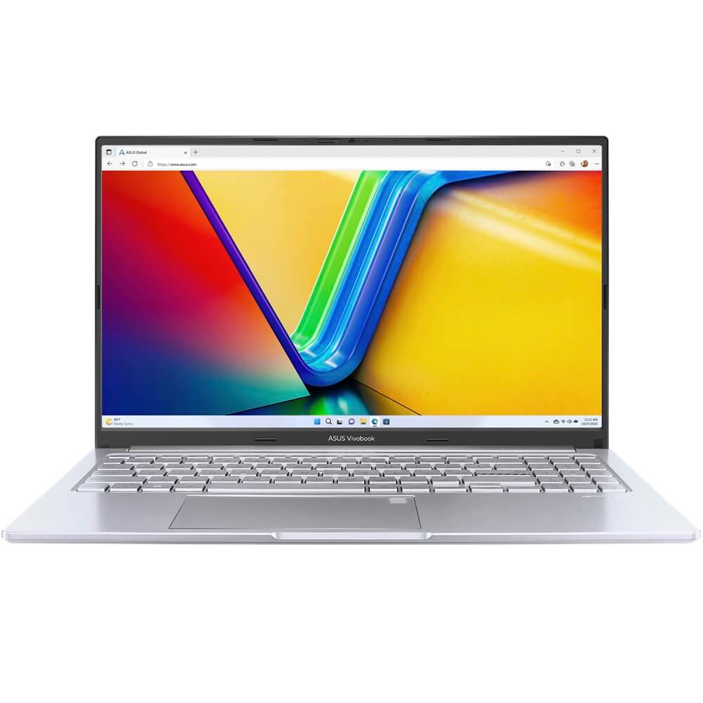 ASUS Vivobook 15 OLED M1505 Notebook PC – Ryzen 5-7430U / 15.6″ 2.8K OLED / 16GB RAM / 512GB SSD / Win 11 Home / Cool Silver 