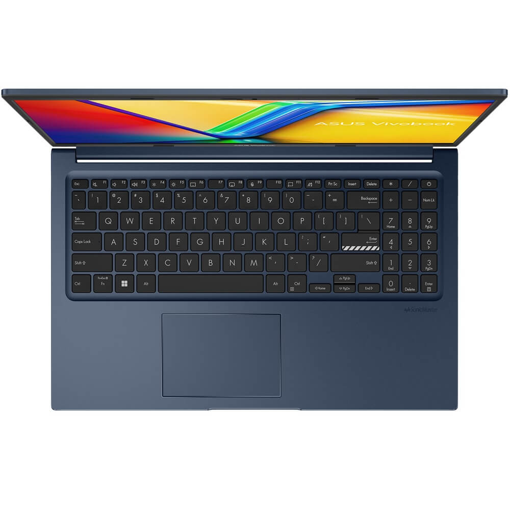 ASUS Vivobook 15 X1504 Notebook PC – Core i3-1215U / 15.6″ FHD / 8GB RAM / 512GB SSD / Win 11 Home / Quiet Blue (X1504ZA-I385