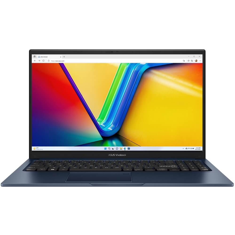 ASUS Vivobook 15 X1504 Notebook PC – Core i5-1235U / 15.6″ FHD / 8GB RAM / 512GB SSD / Win 11 Home / Quiet Blue (X1504ZA-I585
