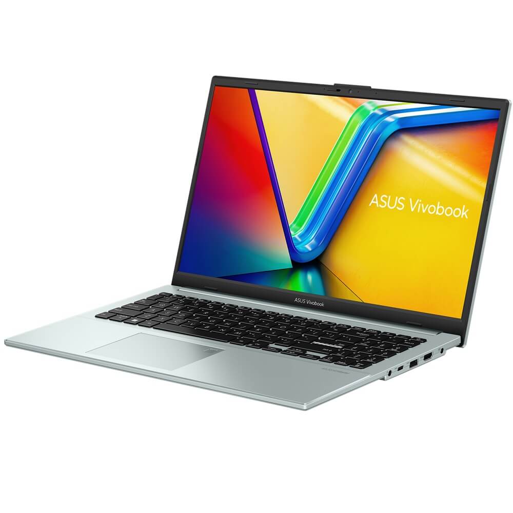 ASUS Vivobook Go E1504FA OLED Notebook PC – Ryzen 5 7520U / 15.6″ FHD OLED / 8GB RAM / 512GB SSD / Win 11 Home / Green Grey (
