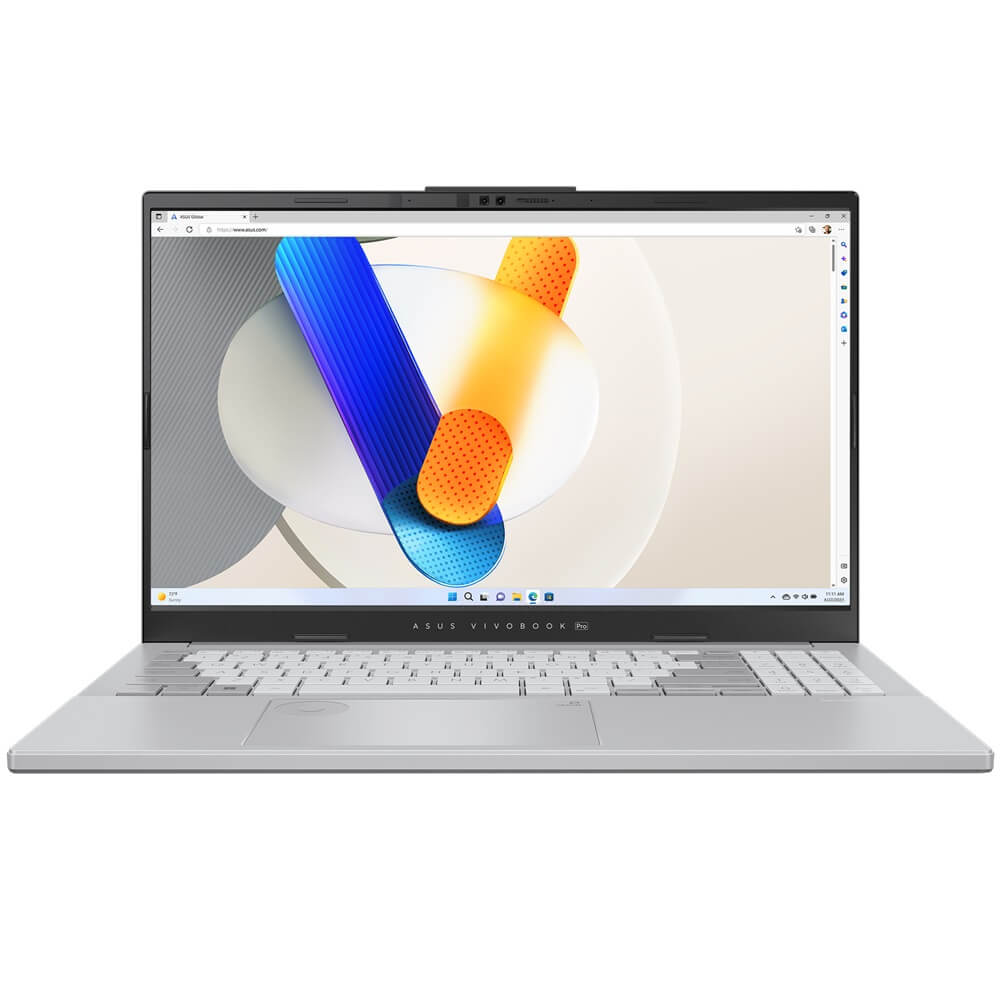 ASUS Vivobook Pro 15 OLED N6506 Notebook PC – Ultra 9 185H / 15.6″ 3K OLED / 24GB RAM / 1TB SSD / NVIDIA RTX 4060 8GB / Win 11 Pro / Cool Silver (N6506MV-OU92410S0X) image 1