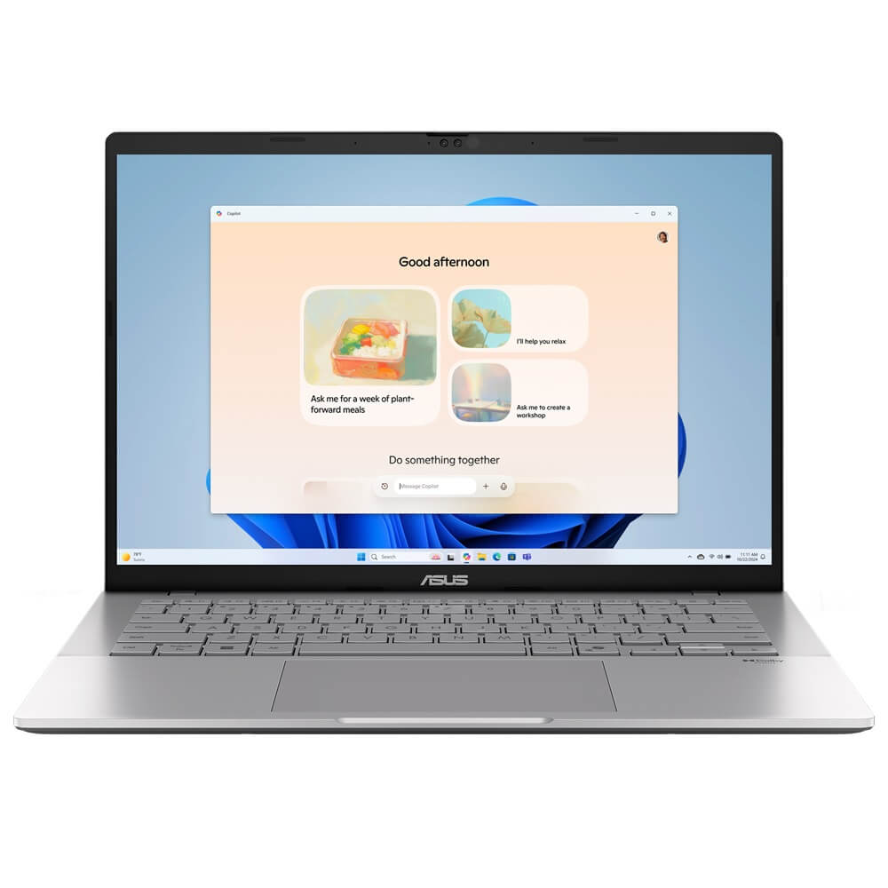 ASUS Vivobook S14 S3407 Notebook PC – Core Ultra 7 355 / 14″ OLED WUXGA / 32GB RAM / 1TB SSD / Win 11 Pro / Cool Silver (S340