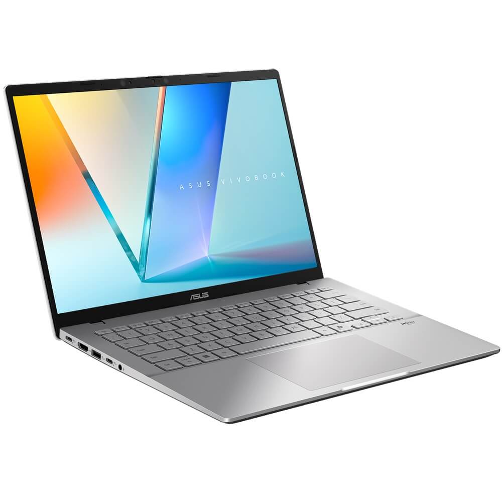 ASUS Vivobook S14 S3407QA Notebook PC – Snapdragon X X1-26-100 / 14” FHD / 16GB RAM / 1TB SSD / Win 11 Home / Cool Silver (S3