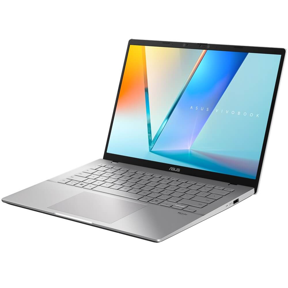 ASUS Vivobook S14 S3407QA Notebook PC – Snapdragon X X1-26-100 / 14” FHD / 16GB RAM / 1TB SSD / Win 11 Home / Cool Silver (S3