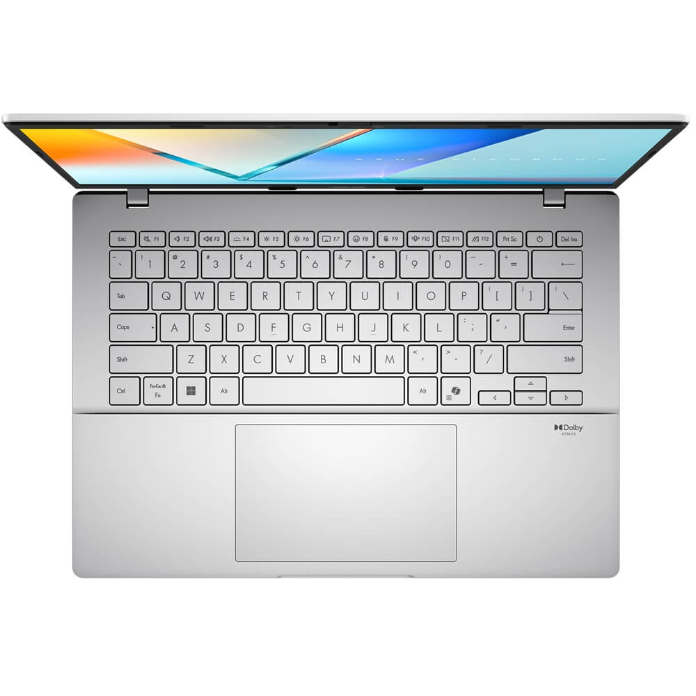 ASUS Vivobook S14 S3407QA Notebook PC – Snapdragon X X1-26-100 / 14” FHD / 16GB RAM / 1TB SSD / Win 11 Home / Cool Silver (S3