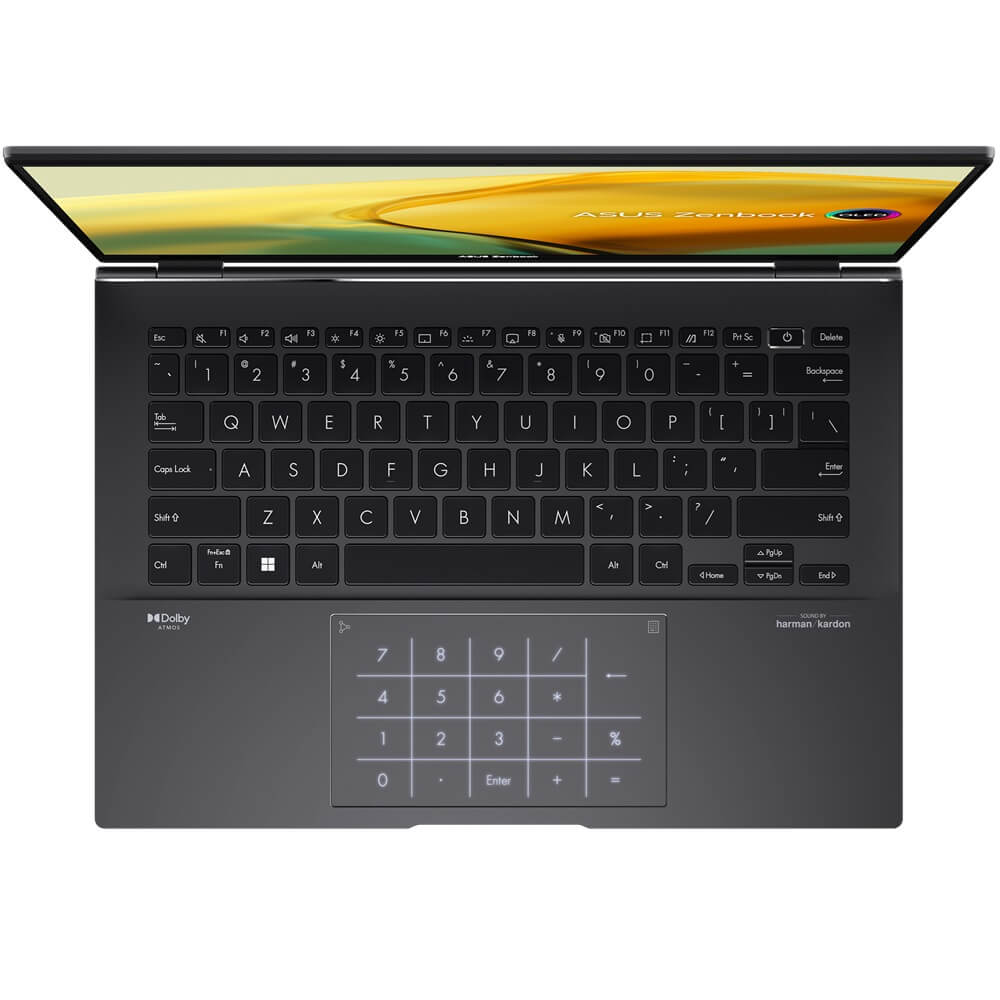 ASUS Zenbook 14 OLED UM3402YA Notebook PC – Ryzen 7 7730U / 14″ 2.8K OLED / 8GB RAM / 512GB SSD / Win 11 Home (UM3402YA-O7851
