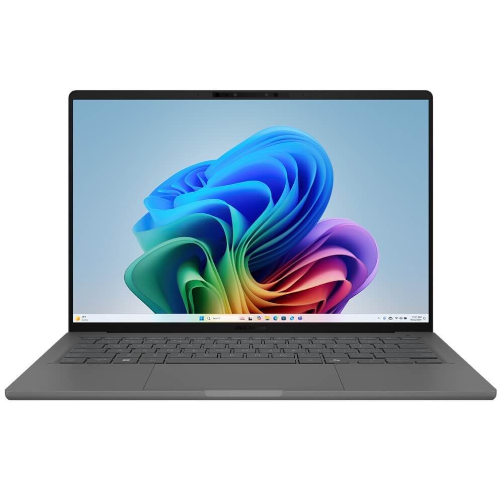 ASUS Zenbook A14 UX3407QA Notebook PC + ASUS ZenScreen MB169CK + Port Designs Sydney Backpack Bundle — in use