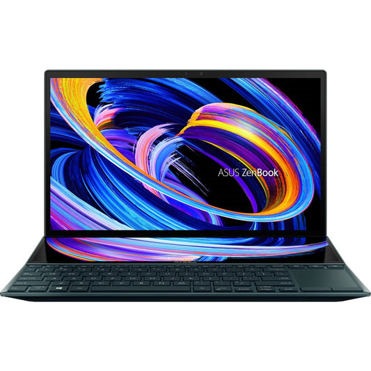 ASUS Zenbook Duo 14 Notebook PC – Core i7-1195G7 / 14.0″ + 12.6 FHD Touch / 16GB RAM / 1TB SSD / Win 11 Home / Blue (UX482EA-I71610G0W) image 1