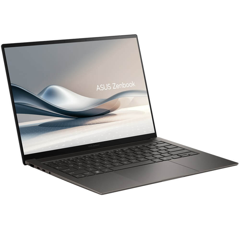 ASUS Zenbook S 14 UX5406 Notebook PC – Ultra 7 256V / 14″ 3K OLED / 16GB RAM / 1TB SSD / Win 11 Pro / Zumaia Gray (UX5406SA-O