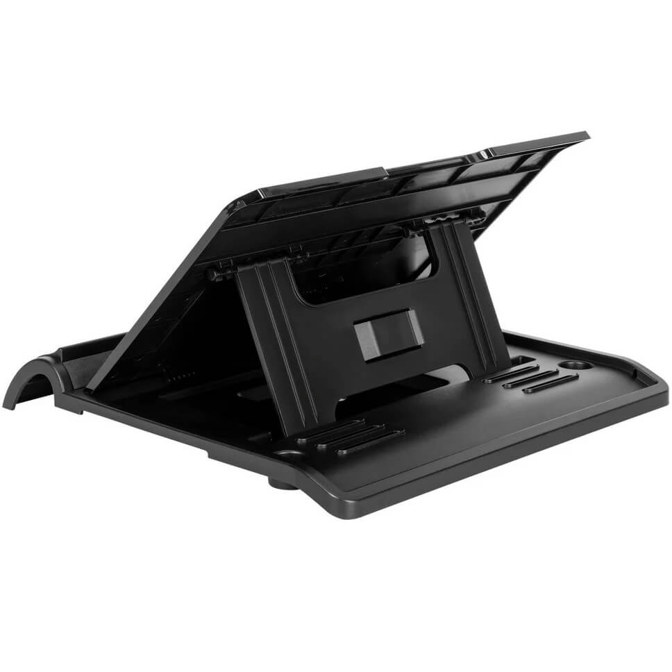 Targus Antimicrobial Ergo Laptop Stand (AWE802AMGL) — side view