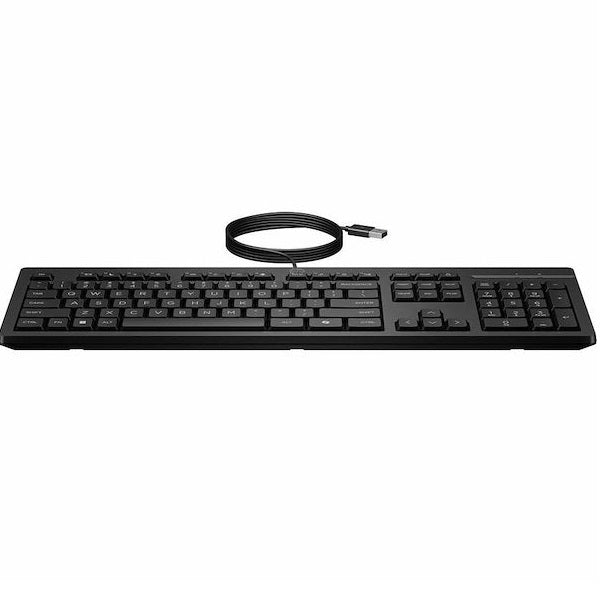 HP 125 Wired Keyboard (AY2Y7AA) — side view