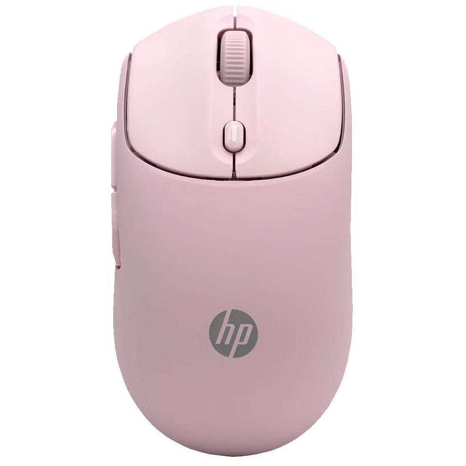 HP 400 Quiet Wireless Mouse – Pink (AZ7B5AA) — front view