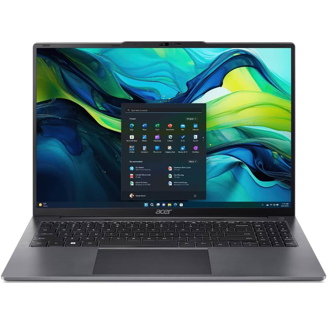 Acer Aspire Lite AL16-51P-59C0 Notebook PC – Core i5-1235U / 16″ WUXGA / 8GB RAM / 512GB SSD / Win 11 Home (NX.KWZEA.001) image 1
