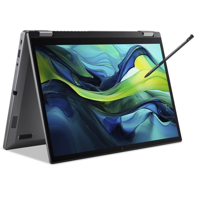 Acer Aspire Spin 14 ASP14-52MTN-76PP 2-in-1 Notebook PC – Core Ultra 7-155U / 14″ WUXGA Touch / 16GB RAM / 1TB SSD / Win 11 Home / Iron (NX.J3LEA.003) image 1