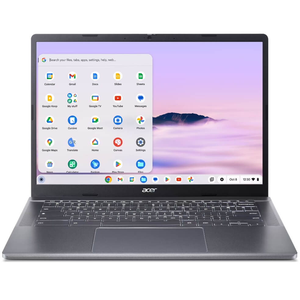 Acer Chromebook Plus 514 Notebook PC – Ryzen 3 7320C / 14″ WUXGA / 8GB RAM / 128GB SSD / Chrome OS (NX.KP4EA.001) image 1