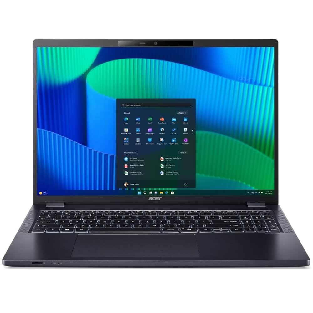 Acer TravelMate P4 16 TMP416-53-TCO-5143 Notebook PC – Core Ultra 5 125U / 16″ WUXGA / 8GB RAM / 1TB SSD / Win 11 Pro / Blue (NX.B9BEA.003) image 1