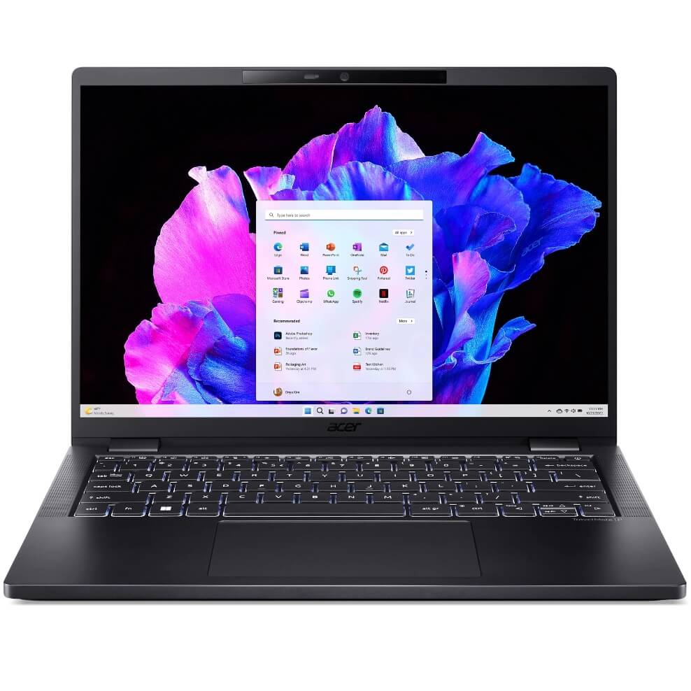 Acer TravelMate P6 14 TMP614-53T Notebook PC – Core i7-1355U / 14″ WUXGA / 16GB RAM / 1TB SSD / LTE / Win 11 Pro / Black (NX.B3HEA.003) image 1