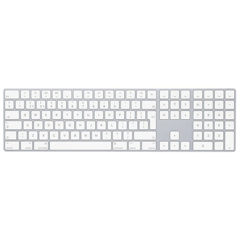 Apple Magic Keyboard with Numeric Keypad – Silver (MXCJ3Z/A)