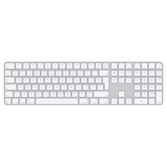 Apple Magic Keyboard with Touch ID and Numeric Keypad – White Keys (MXK73Z/A) image 1