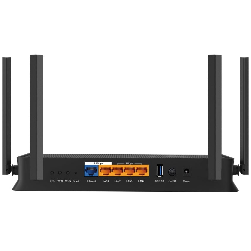 TP-LINK Archer BE230 BE3600 Dual-Band Wi-Fi 7 Router — side view
