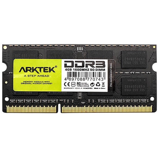 Arktek 4GB DDR3 1600MHz SO-DIMM Notebook Memory Module (AKD3S4N1600) image 1