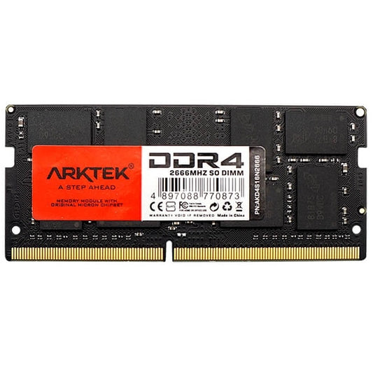 Arktek 8GB DDR4 2666MHz SO-DIMM Notebook Memory Module (AKD4S8N2666) image 1