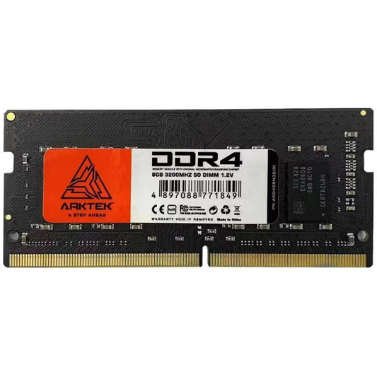 Arktek 8GB DDR4 3200MHz SO-DIMM Notebook Memory Module (AKD4S8N3200) image 1