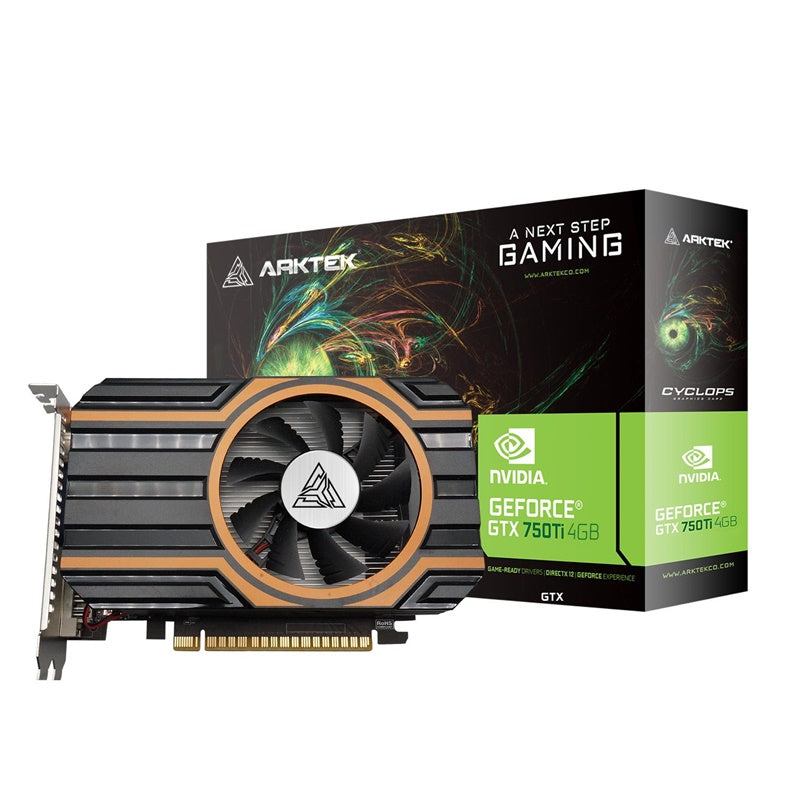 Arktek GeForce GTX 750Ti 4GB GDDR5 128-bit Graphics Card (AKN750TID5S4GH1) image 1