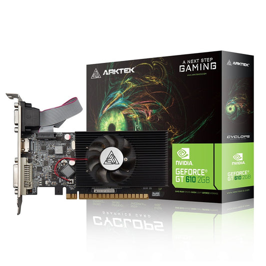 Arktek GeForce GT 610 2GB DDR3 64-bit Graphics Card (AKN610D3S2GL1) image 1